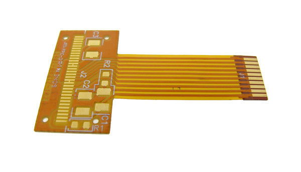 1/2オンス ポリマイド 柔軟PCB 製造板 材料 PI 白 黄色 溶接マスク抵抗