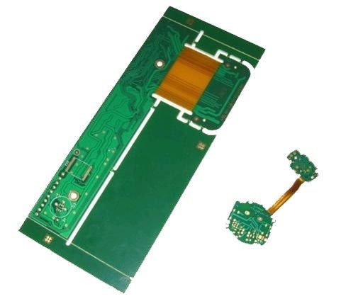 硬柔性PCB裸板 ブラックシルクスクリーン色のEVとインペデンス制御のためのUL認証