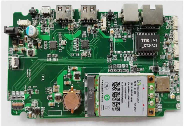 FR-4 PCB組立 IPCクラス 2 または 3 標準 5 層 4 ミリライン クイックターン PCB