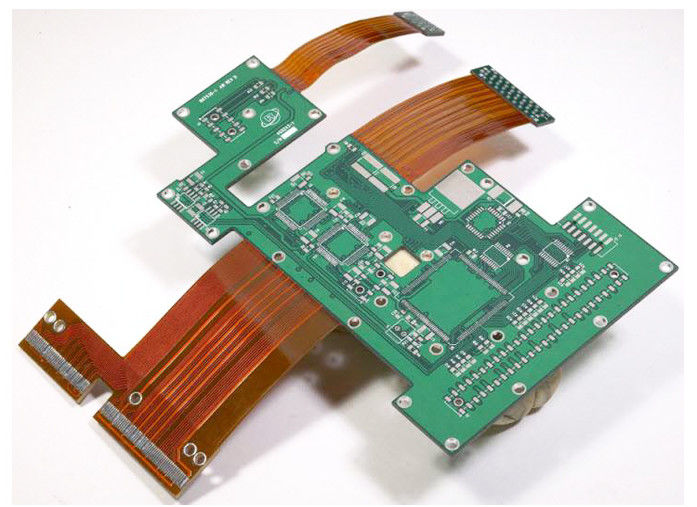 電子PCB組立会社 シルバー 1-30L インペデンス制御 100オム プロセス 硬式フレックスPCBA