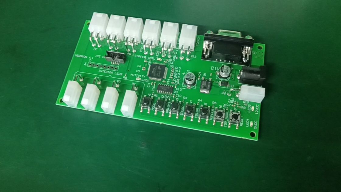 ロジャース・リードフリー HASL 電力保護 FR4 PCB 組立 0.5-10 OZ 銅 厚さ 0.4mm-5mm