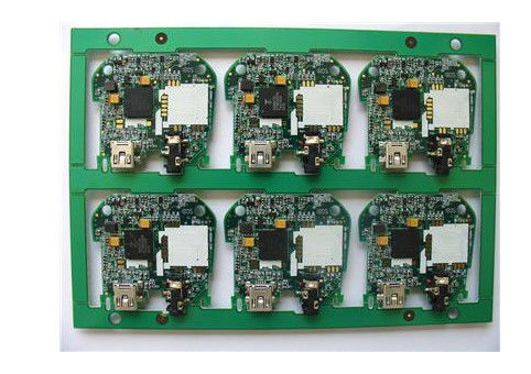 クイックターンPCB組立契約メーカー ENIG 2U表面 RoHS と緑のシルク