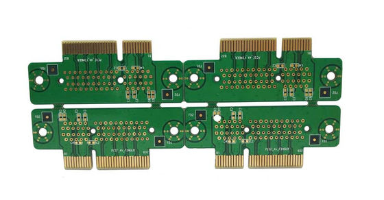 BGA Through Hole PCB 組み立て工場 浸透金 ENIG 2U 金指