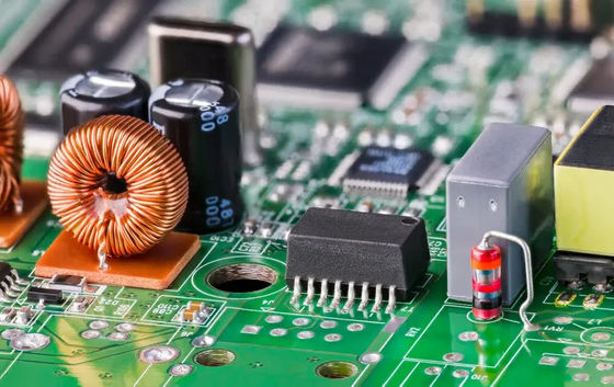 先進的なエネルギー電子組 PCB PCBA 2-4-6層とブラックソルダーマスク