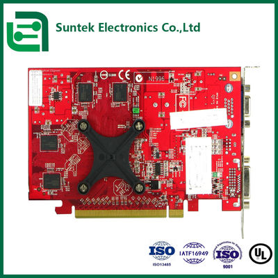 高速PCB金メッキフィンガーボード8L、ENIG仕上げ